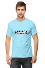 Attire Dot round neck t-shirt featuring a striking print of the Indian Air Force Hawk aircraft, showcasing pride in military aviation and perfect for aviation enthusiasts