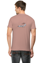 Attire Dot round neck t-shirt with Indian Air Force C-130J Hercules aircraft print, perfect for aviation enthusiasts and supporters of the Indian military